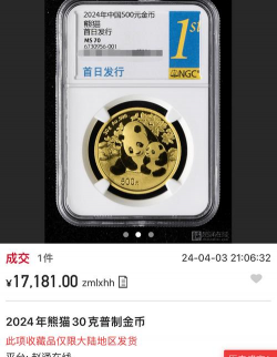 1克熊猫金币最新市场价格（2026年02月12日更新）