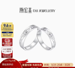 2026年04月01日潮宏基铂金最新价格多少元一克