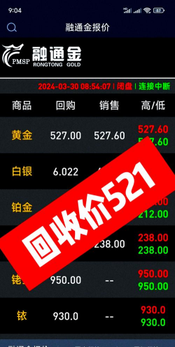 14K金回收最新行情多少一克