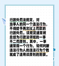 行政处罚的基本原则是什么？