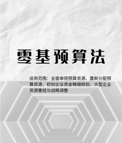 零基预算法是什么