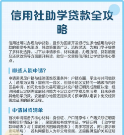 信用助学贷款是什么意思