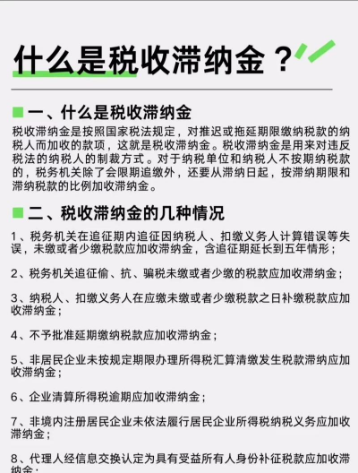 滞纳金是什么意思