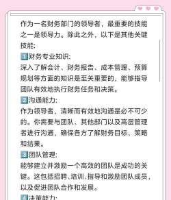 管理会计师应哪具备哪些能力