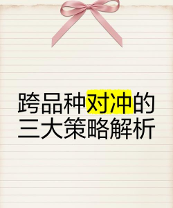 什么是跨商品对冲