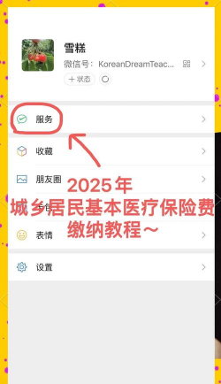 微信上怎么交医疗保险
