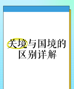 关境和国境的区别