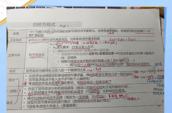 剑桥方程式与交易方程式的区别