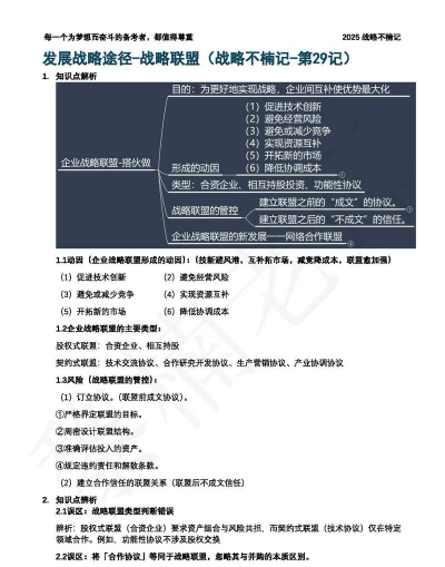 契约式战略联盟的概述