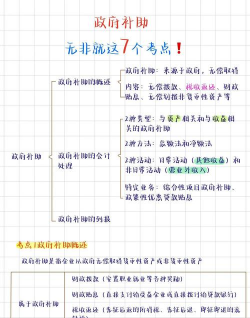 政府补助的定义