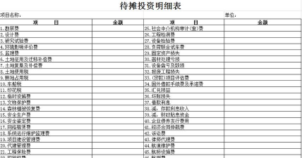 什么是待摊投资