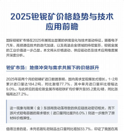 2025年9月15日今日铌价格行情查询铌价格多少