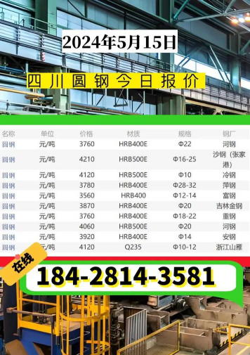 2025年05月26日最新碳结圆钢价格报价查询