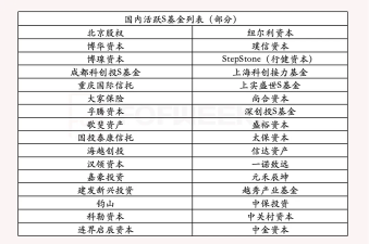 s基金是什么意思