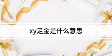xy足金是什么意思
