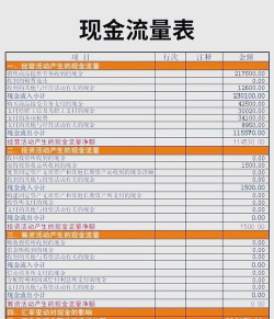 现金流量是什么