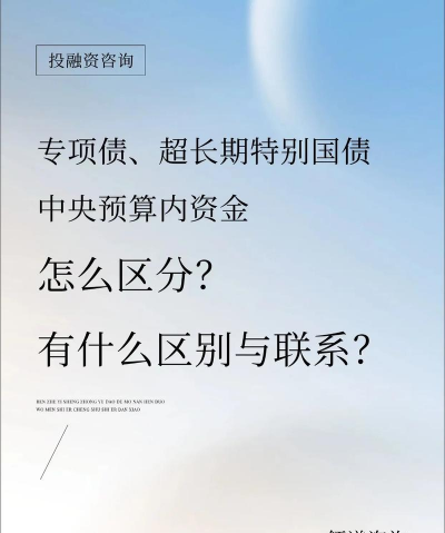 专项债资金什么意思