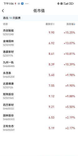 微型市值股票是什么