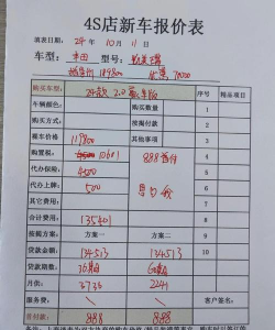 买车首付怎么计算