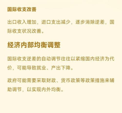 国际收支逆差产生的原因