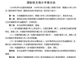 国际收支统计的基本原则和方法