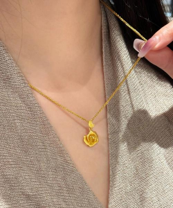 30-40岁女士戴什么黄金项链好看？