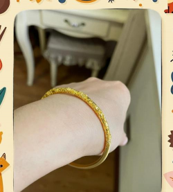 30多黄金手镯能戴住吗？