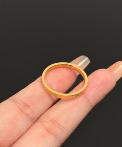 一克多的黄金戒指容易变形吗？
