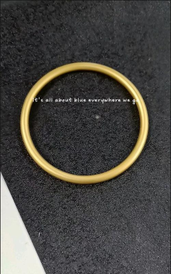 41克古法金闭口圆棍手镯好不好？