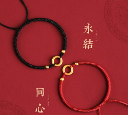 黄金同心圆手绳含义？