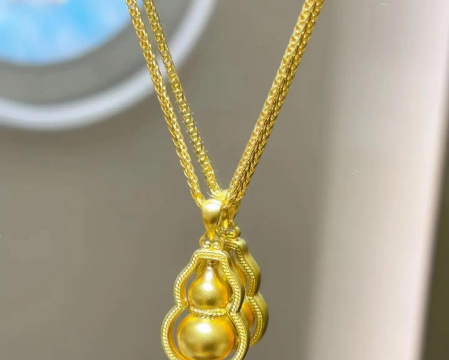 中间空心的黄金吊坠属于什么工艺？