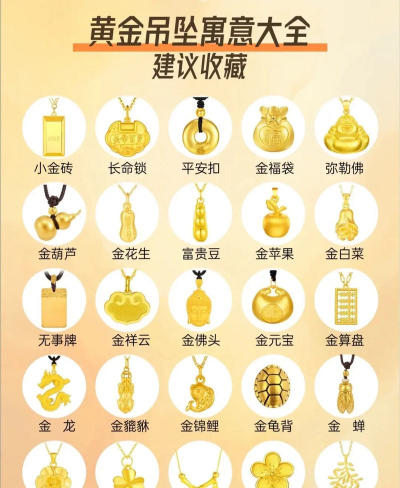 为什么每个店里的黄金吊坠款式都一样？