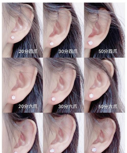 一次性耳钉和永久的区别？