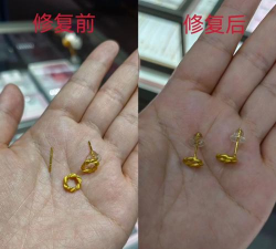 黄金耳钉断了能换吗？