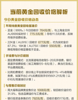 当铺回收黄金手续费多少？