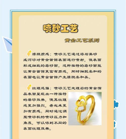 黄金喷砂工艺和光面的优缺点？