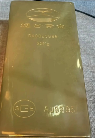 50斤黄金多大？