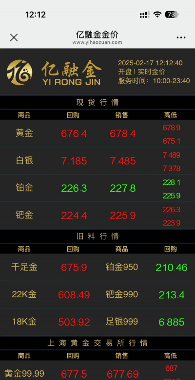 2025年09月19日济宁黄金实时价格