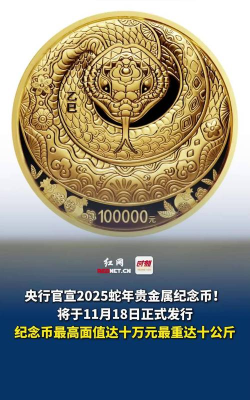 2025年扇形金银蛇纪念币价格（2025年10月09日）