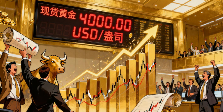 现货黄金多头态势强劲