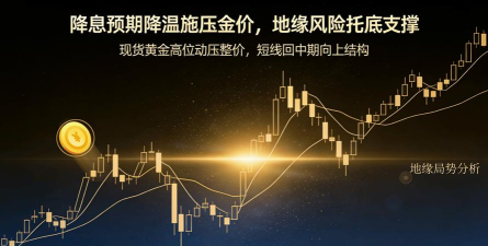 降息预期烘托现货黄金偏强震荡