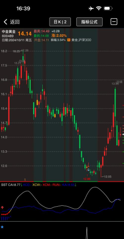 中金黄金股票10月22日主力资金净流出2.61亿元