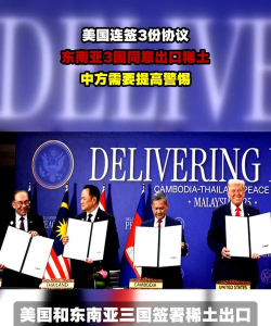 美与东南亚签协议扰市场