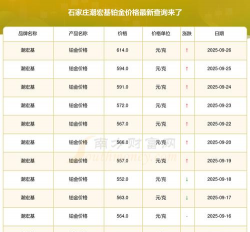 2025年11月02日潮宏基铂金最新价格多少元一克