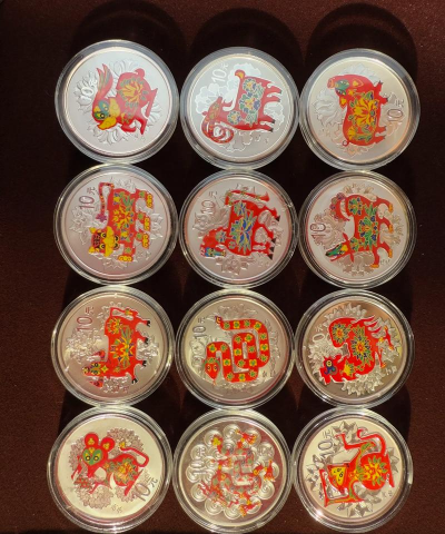 十二生肖彩色银币价格（2025年11月4日）