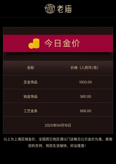 2025年11月11日老庙黄金铂金多少一克