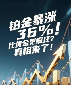 贵金属走势分化：白银狂飙、黄金跟涨、铂金滞涨