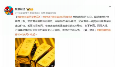 三驾马车共驱金价