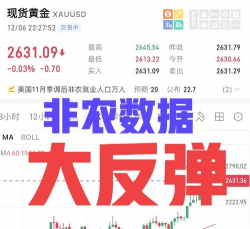 12月16日金市早评：非农领衔数据潮来袭