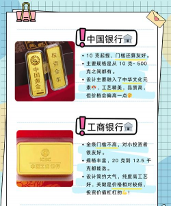 买金条还是金币做黄金投资更好？